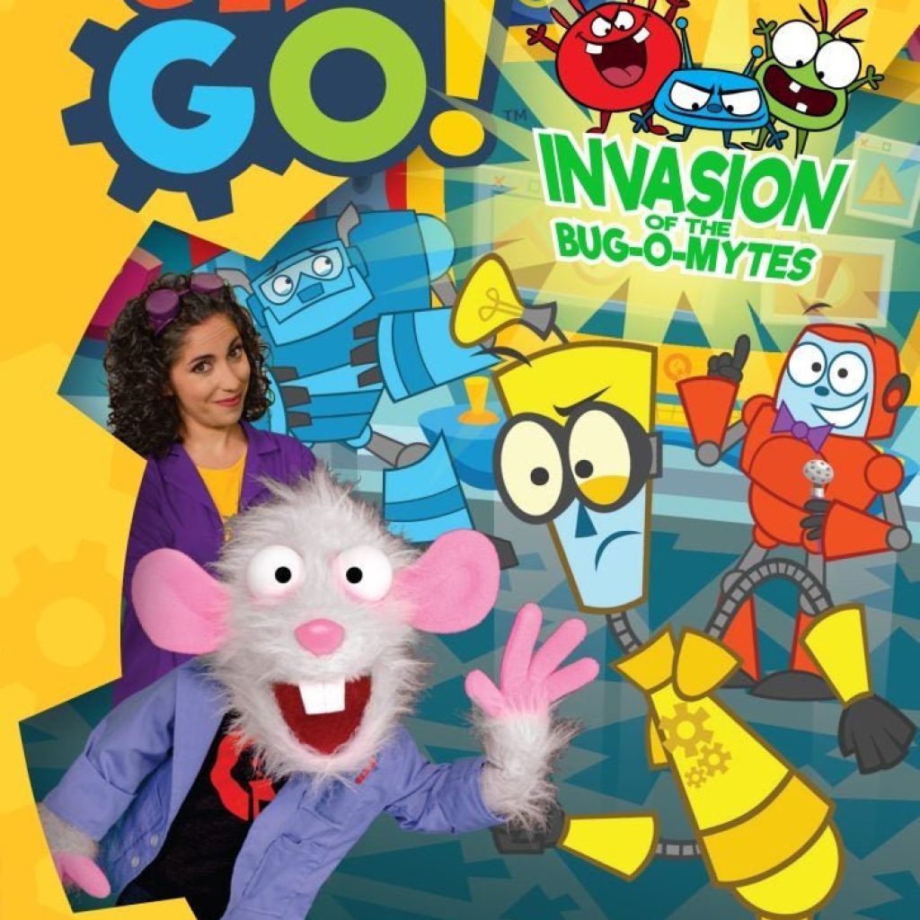 Who’s got some bug spray? When pesky bugs take over the computer in the Robotics Division, Miss Tina calls Rodney the rat to help save the day! But when Gears challenges Rodney’s solution, the bots turn it into a big competition, pitting software against hardware!